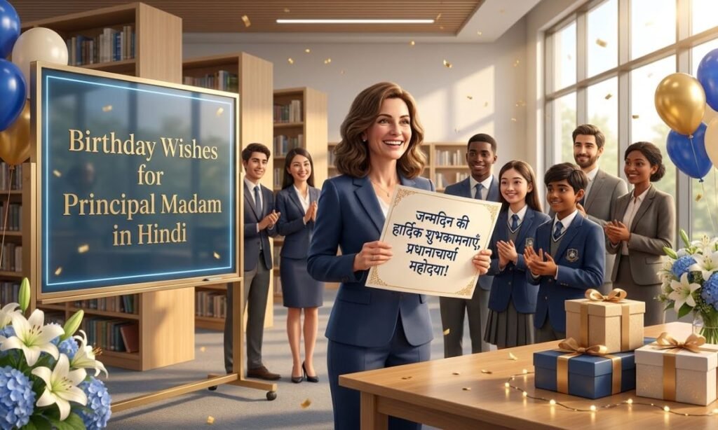 Birthday Wishes for Principal Madam in Hindi
