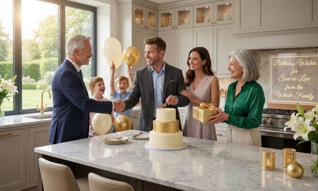 Birthday Wishes for Son-in-Law from the Whole Family