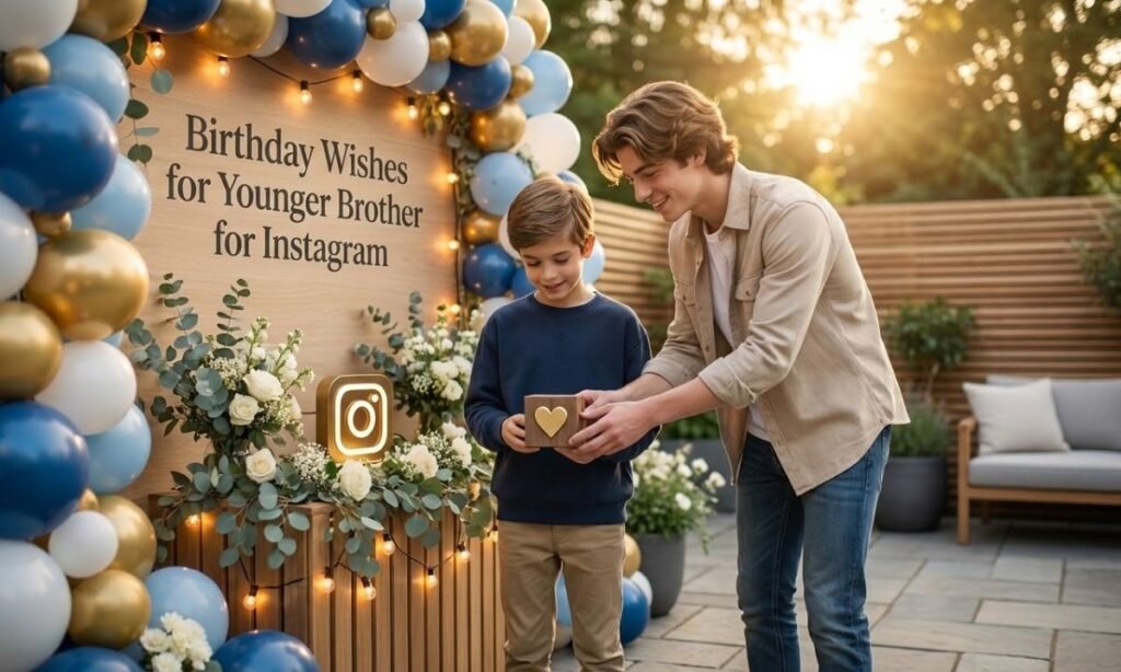 _Birthday Wishes for Younger Brother for Instagram