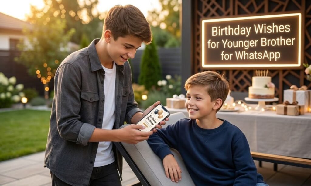 _Birthday Wishes for Younger Brother for WhatsApp