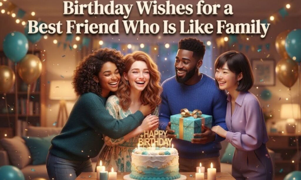 Birthday Wishes for a Best Friend Who Is Like Family