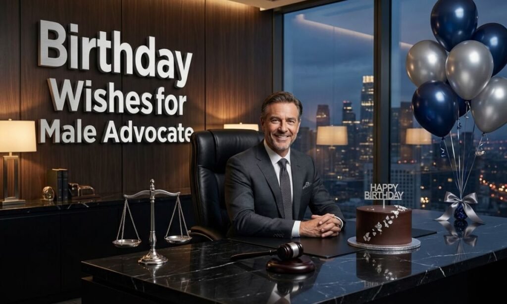 Birthday Wishes for a Male Advocate