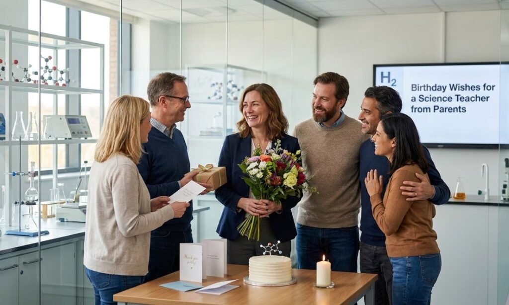 Birthday Wishes for a Science Teacher from Parents