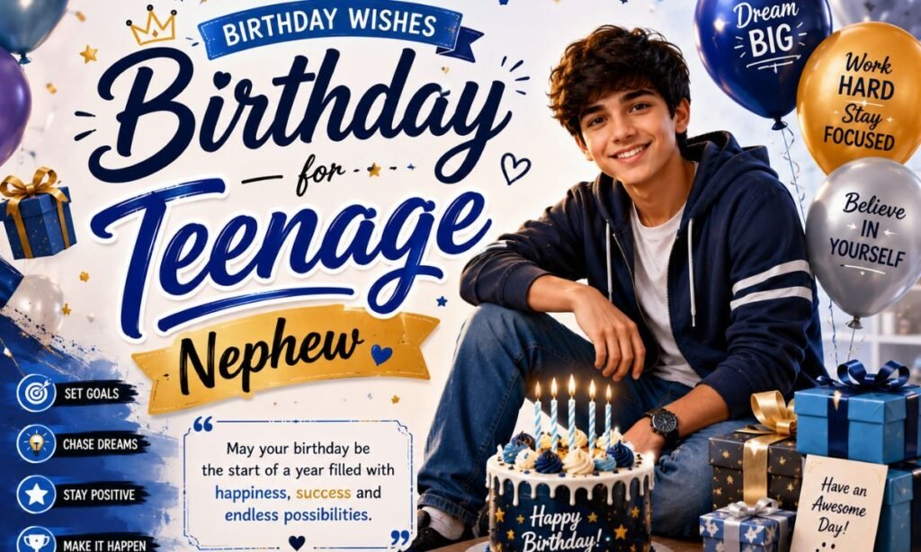 _Birthday Wishes for Teenage Nephew 