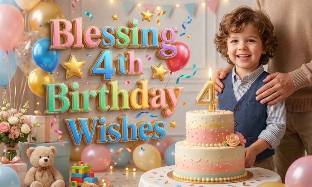 Blessing 4th Birthday Wishes