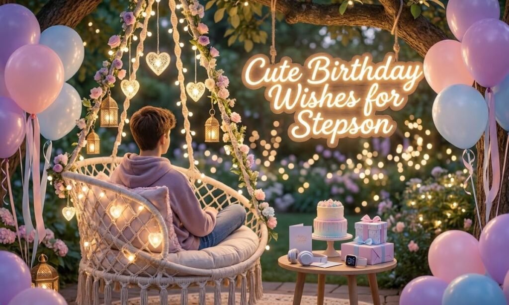 Cute Birthday Wishes for Stepson