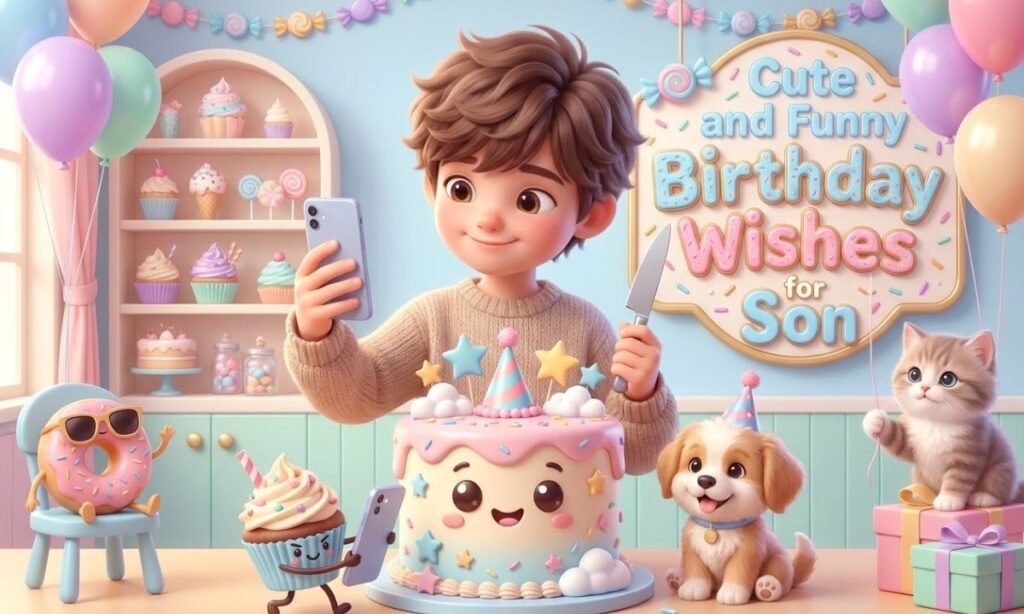 Cute and Funny Birthday Wishes for Son
