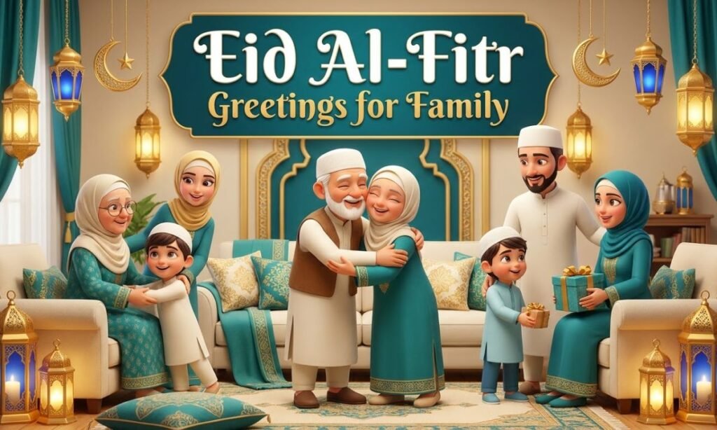 Eid Al-Fitr Greetings for Family