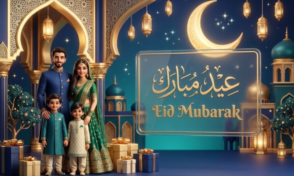Eid Mubarak Wishes With Arabic Phrases and English Meanings