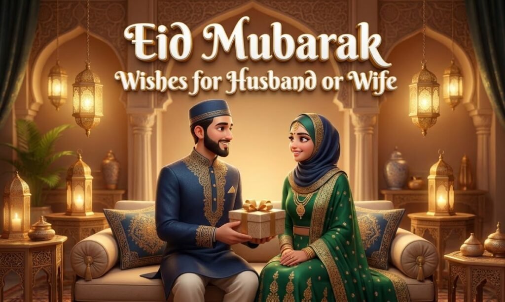 Eid Mubarak Wishes for Husband or Wife