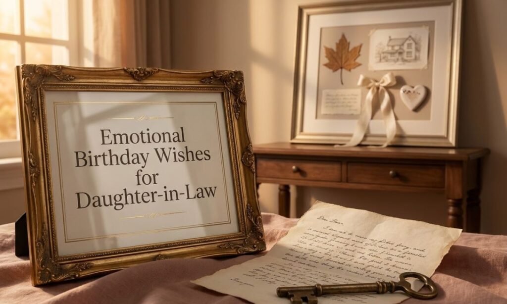 Emotional Birthday Wishes for Daughter-in-Law
