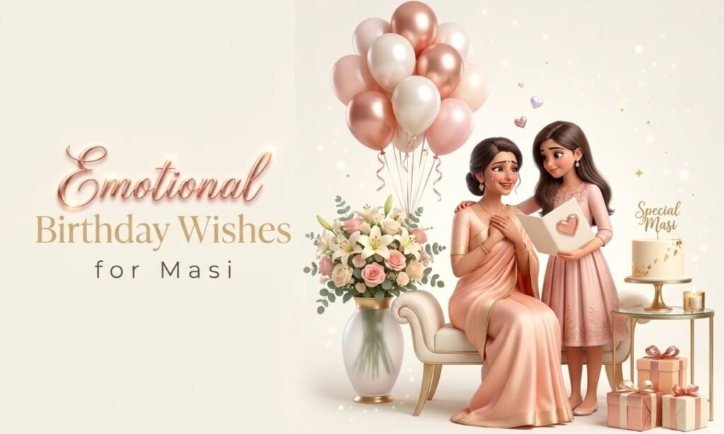 Emotional Birthday Wishes for Masi
