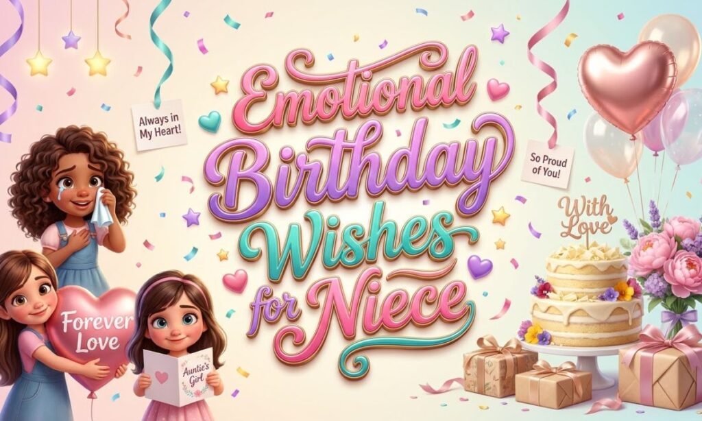 Emotional Birthday Wishes for Niece