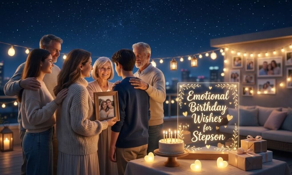 Emotional Birthday Wishes for Stepson