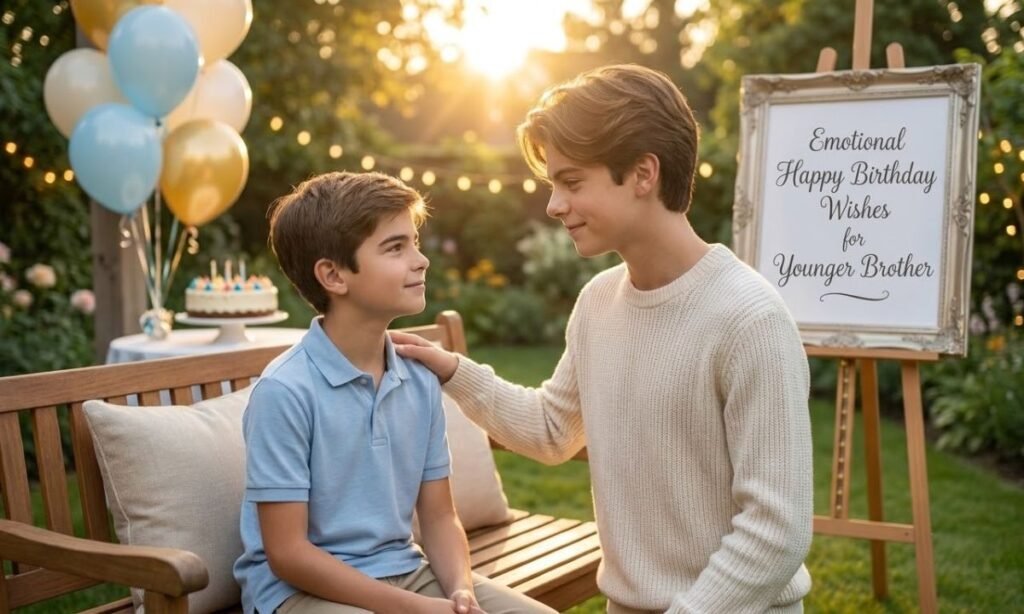 Emotional Happy Birthday Wishes for Younger Brother