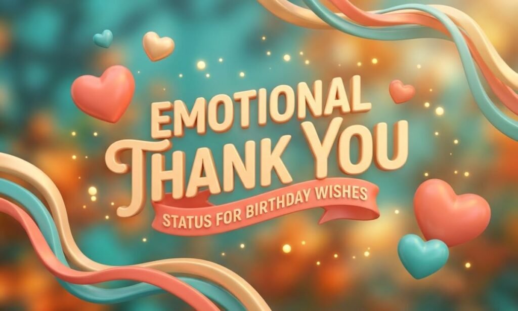 _Emotional Thank You Status for Birthday Wishes