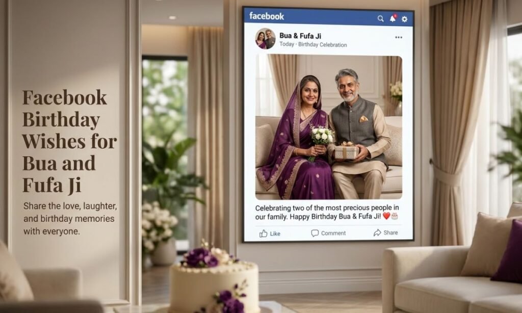 Facebook Birthday Wishes for Bua and Fufa Ji
