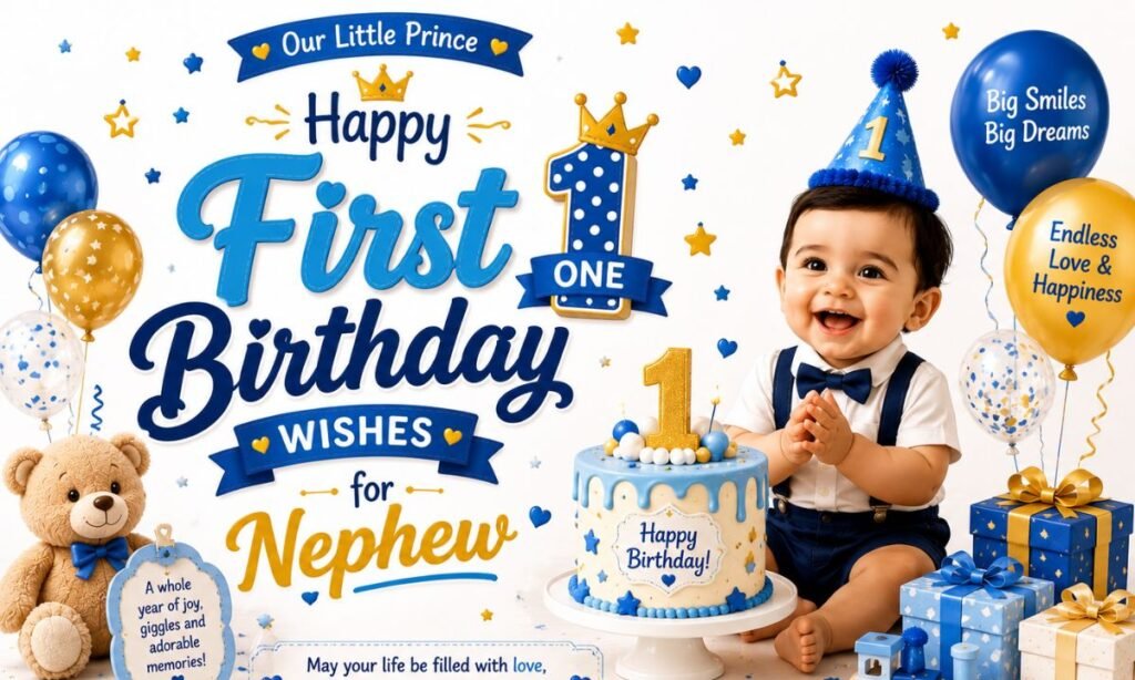 First Birthday Wishes for Nephew