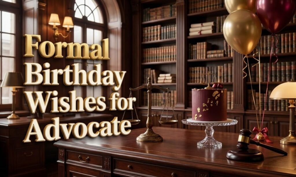 Formal Birthday Wishes for Advocate