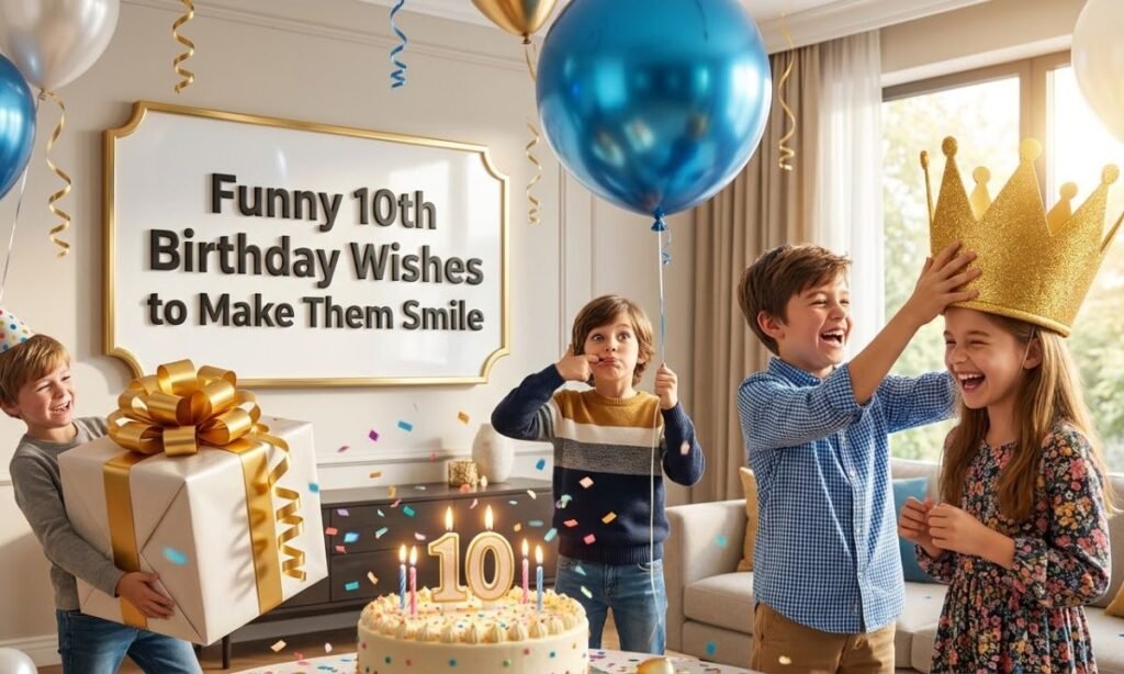 _Funny 10th Birthday Wishes to Make Them Smile