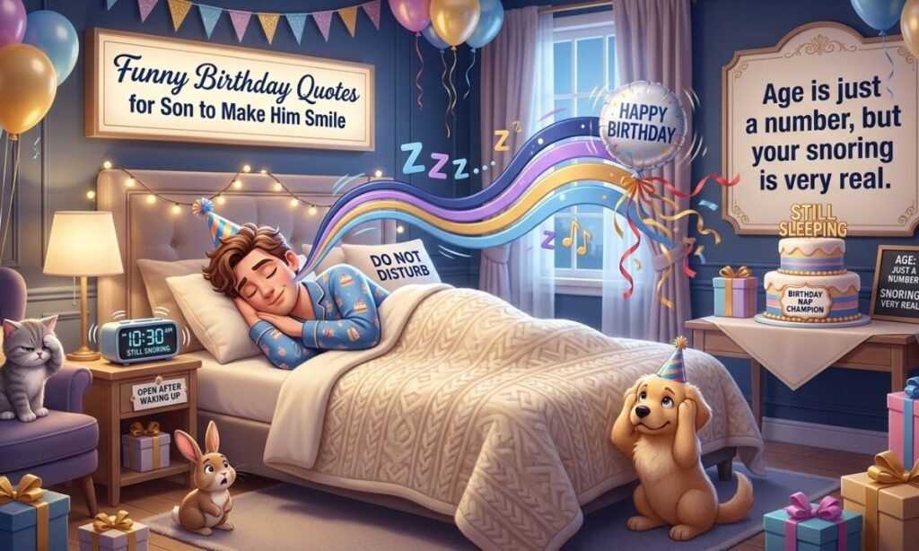 _Funny Birthday Quotes for Son to Make Him Smile