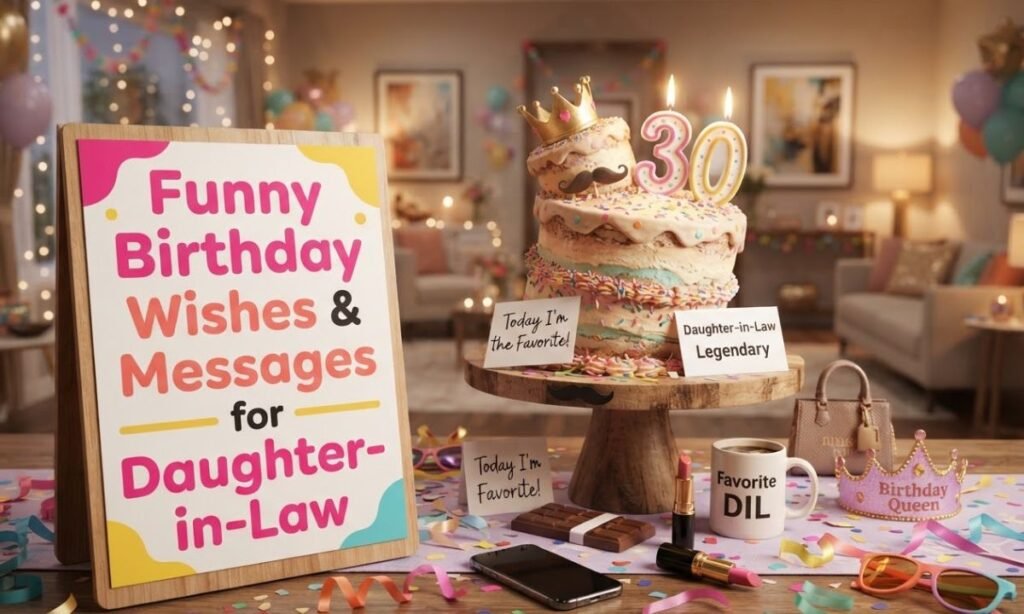 Funny Birthday Wishes & Messages for Daughter-in-Law