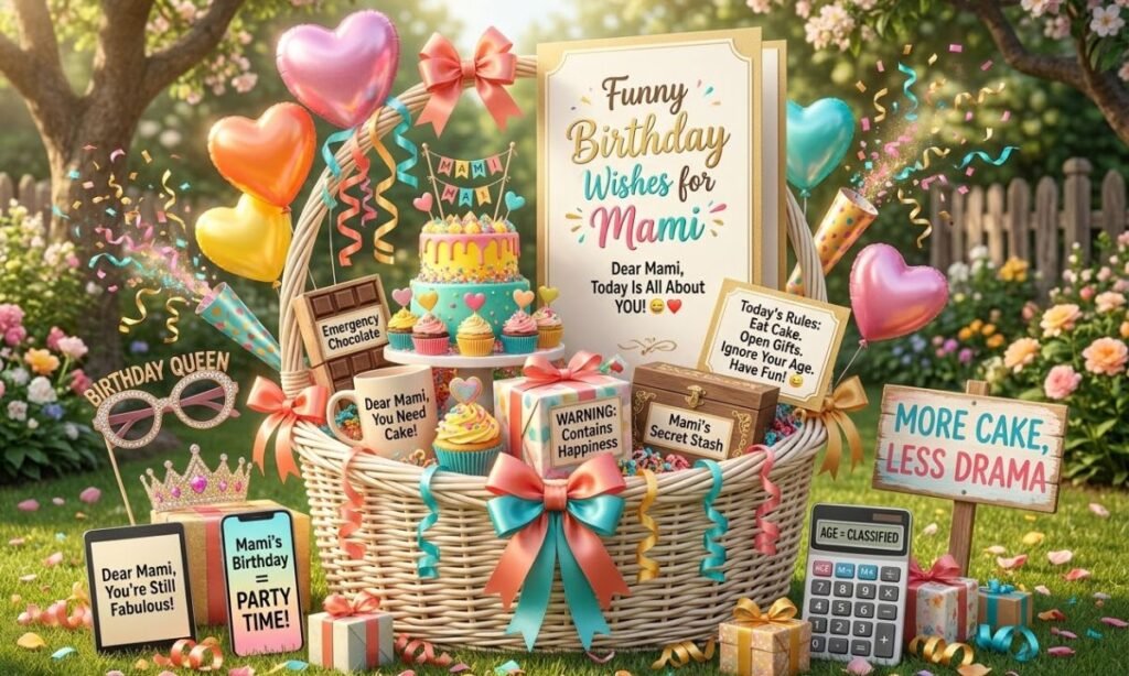 Funny Birthday Wishes for Mami to Make Her Laugh on Her Special Day