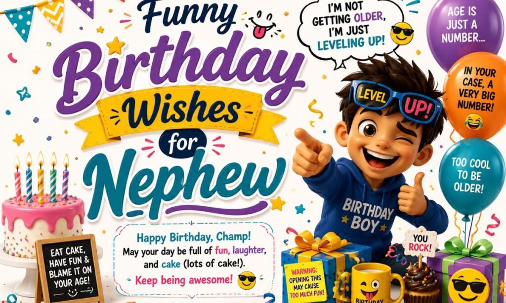 _Funny Birthday Wishes for Nephew 