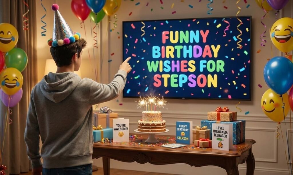Funny Birthday Wishes for Stepson