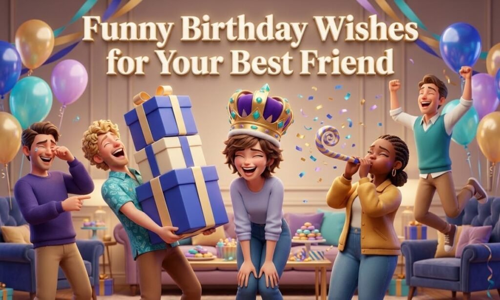 Funny Birthday Wishes for Your Best Friend