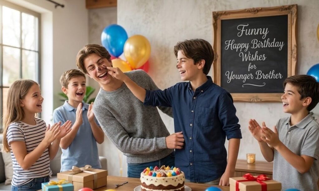 Funny Happy Birthday Wishes for Younger Brother