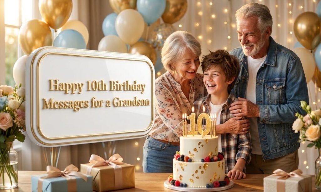 _Happy 10th Birthday Messages for a Grandson
