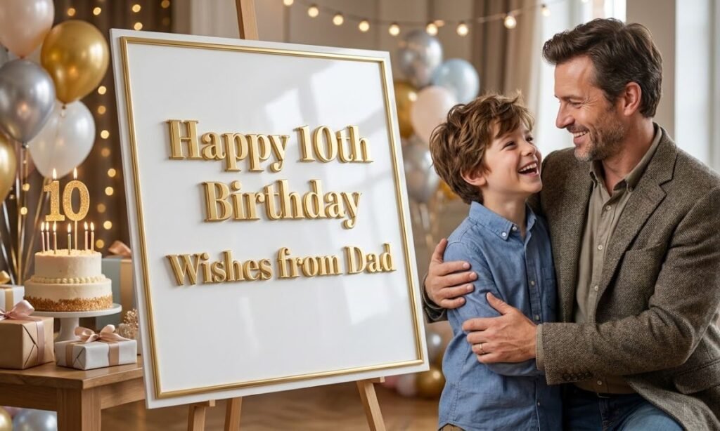 _Happy 10th Birthday Wishes for Dad