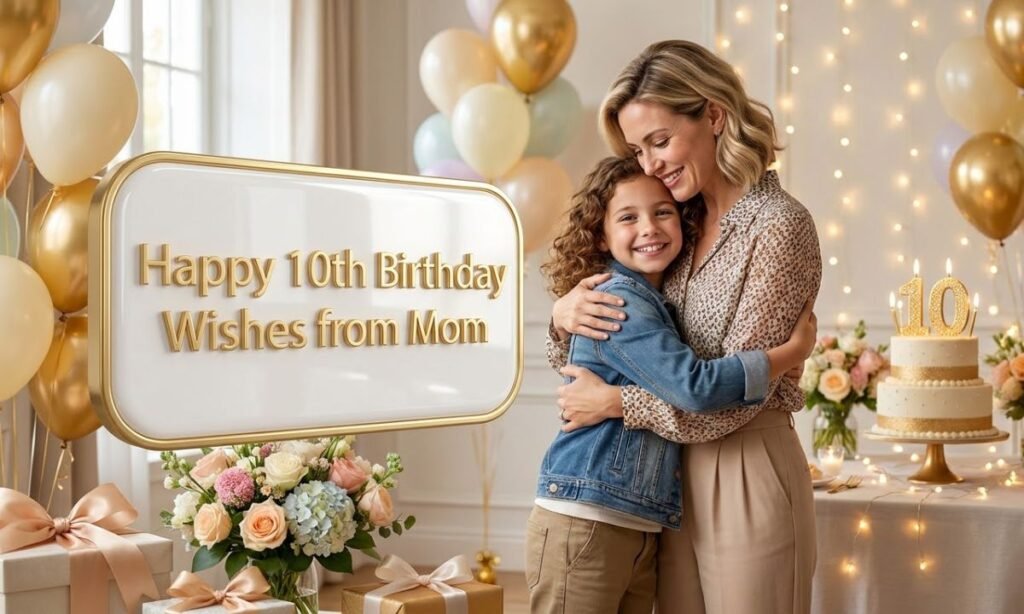_Happy 10th Birthday Wishes for mom