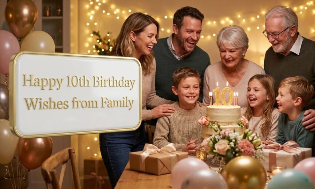 _Happy 10th Birthday Wishes form Family