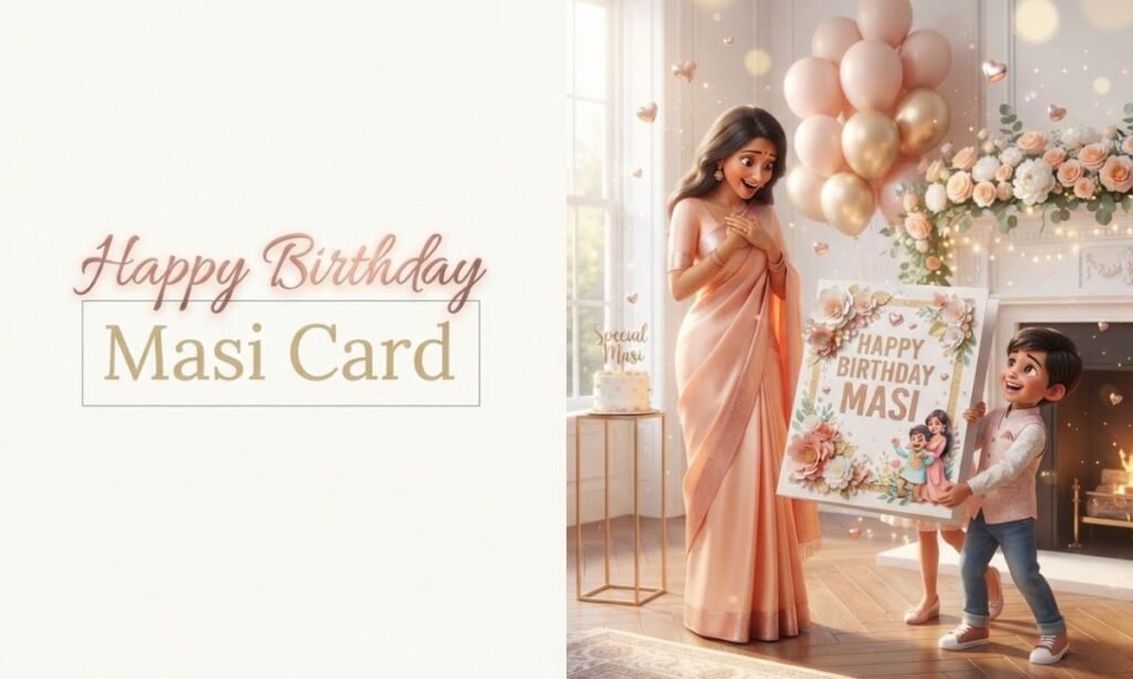 Happy Birthday Masi Card