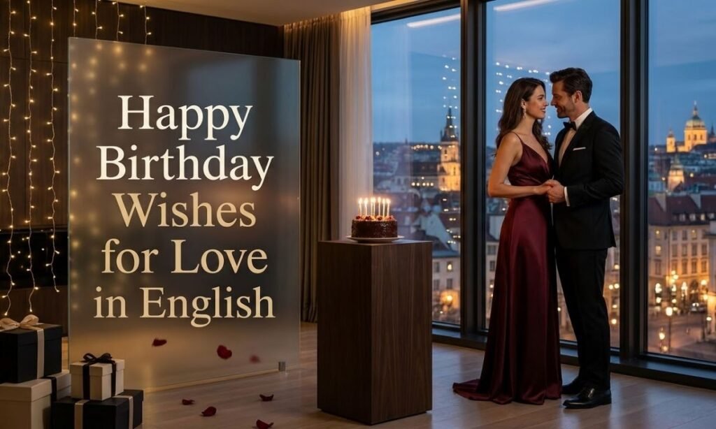 Happy Birthday Wishes for Love in English