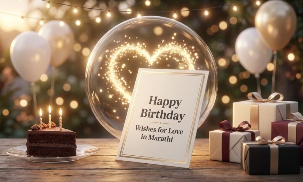Happy Birthday Wishes for Love in MARATHI