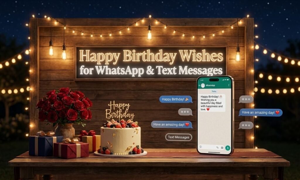 Happy Birthday Wishes for WhatsApp & Text Messages