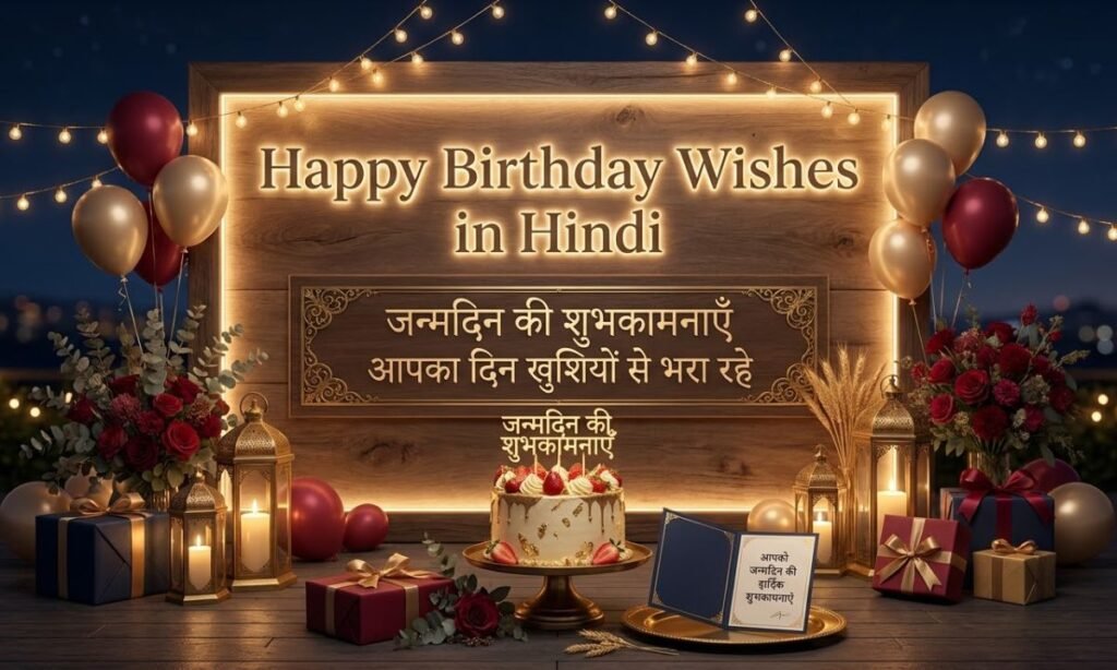 Happy Birthday Wishes in Hindi