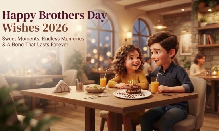 Happy Brothers Day Wishes 2026 – Sweet, Heartfelt & Funny Messages