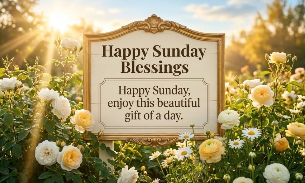 Happy Sunday Blessings