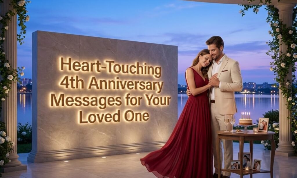 Heart-Touching 4th Anniversary Messages for Your Loved One