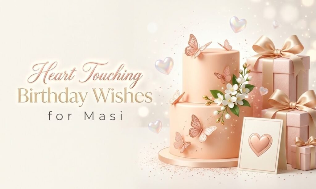 Heart Touching Birthday Wishes for Masi