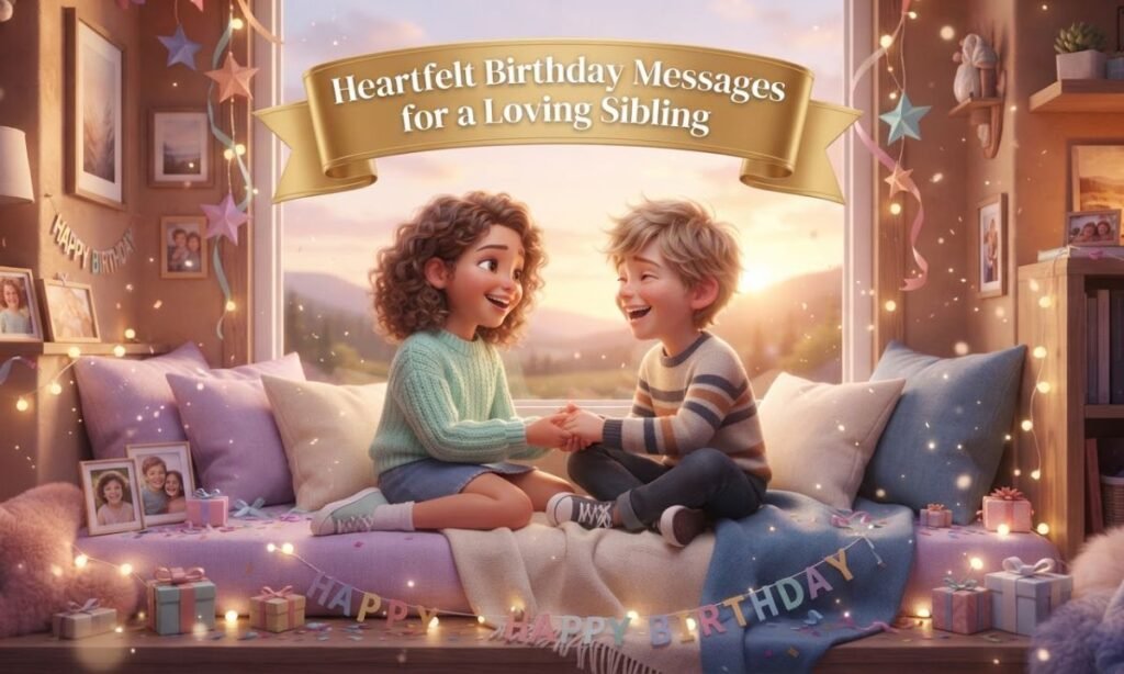Heartfelt Birthday Loving Sibling