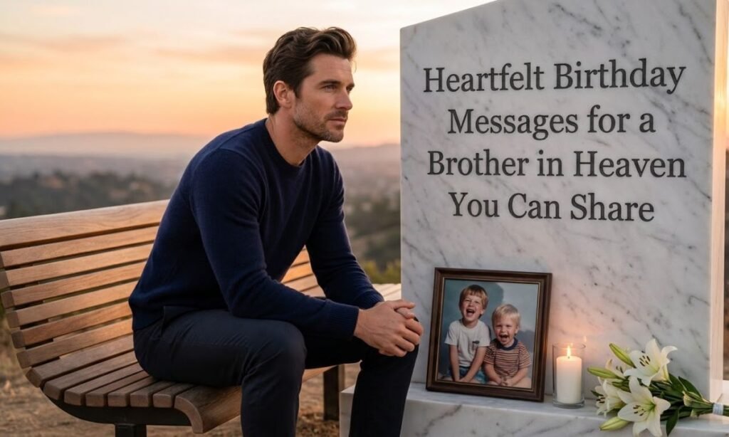 Heartfelt Birthday Messages for a Brother in Heaven You Can Share