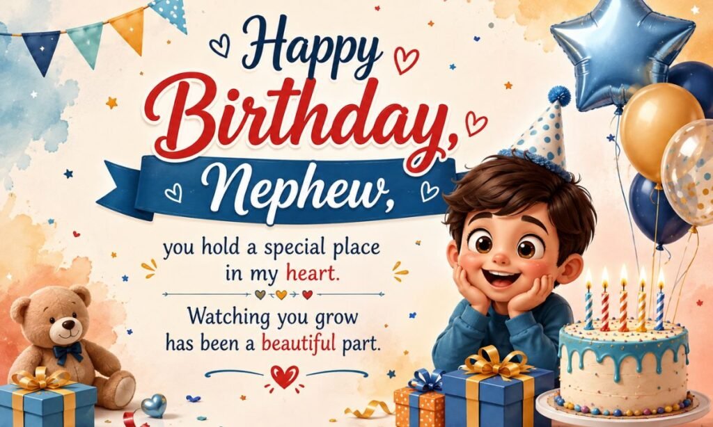 Heartfelt Birthday Wishes for Nephew 