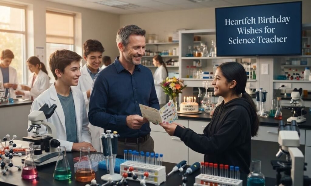 Heartfelt Birthday Wishes for Science Teacher