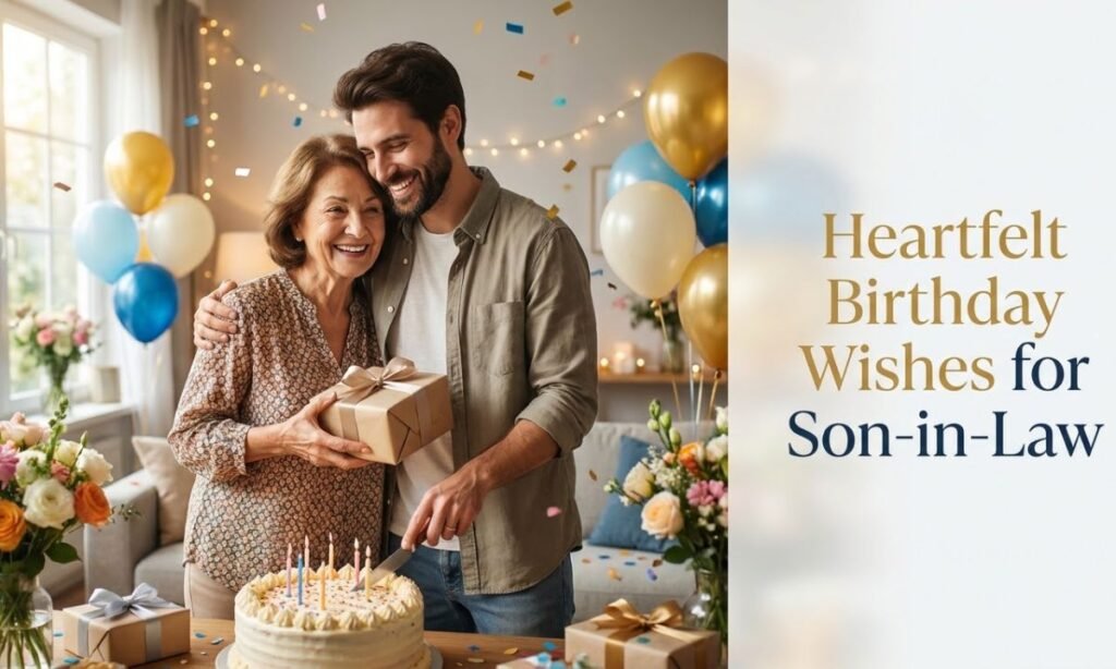 Heartfelt Birthday Wishes for Son-in-Law
