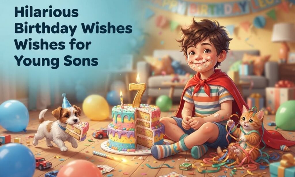 _Hilarious Birthday Wishes for Young Sons